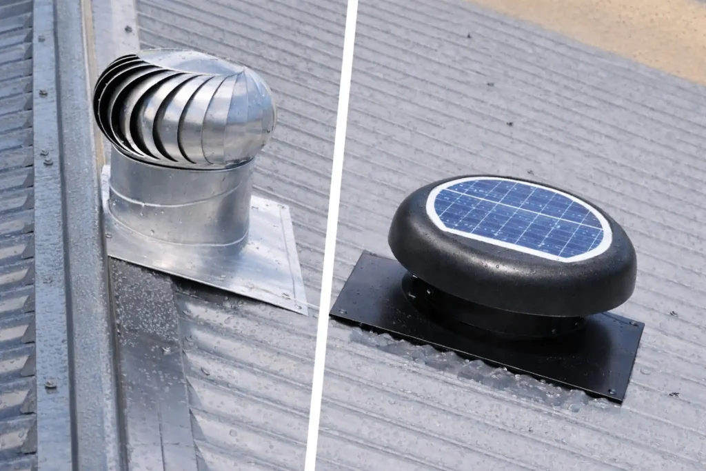 Whirlybird vs Solar Vent A Guide to Better Roof Ventilation