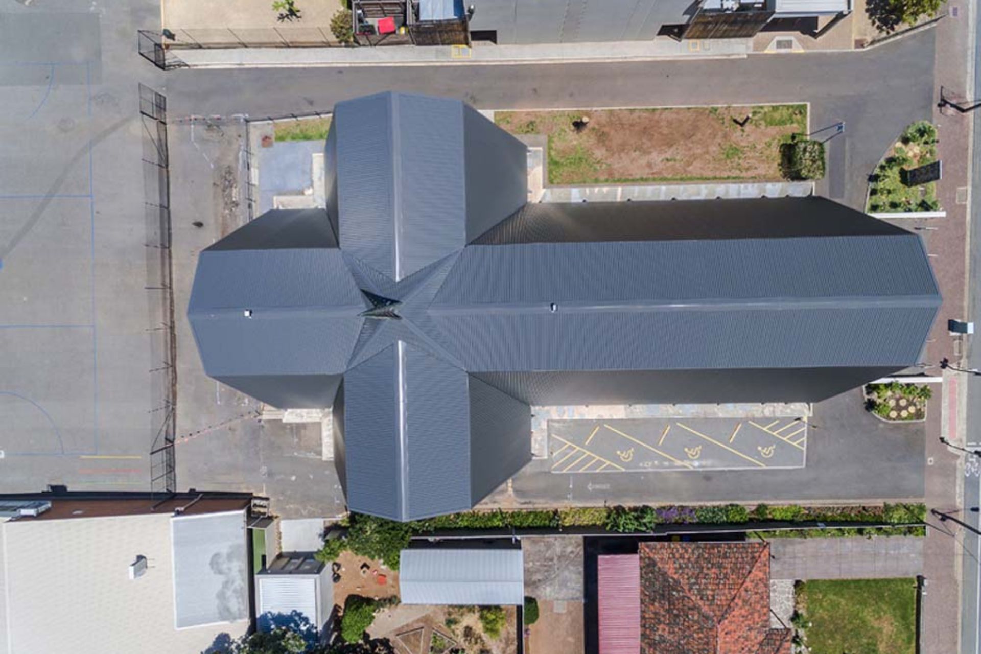 roofing - church