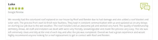 customer review - luke