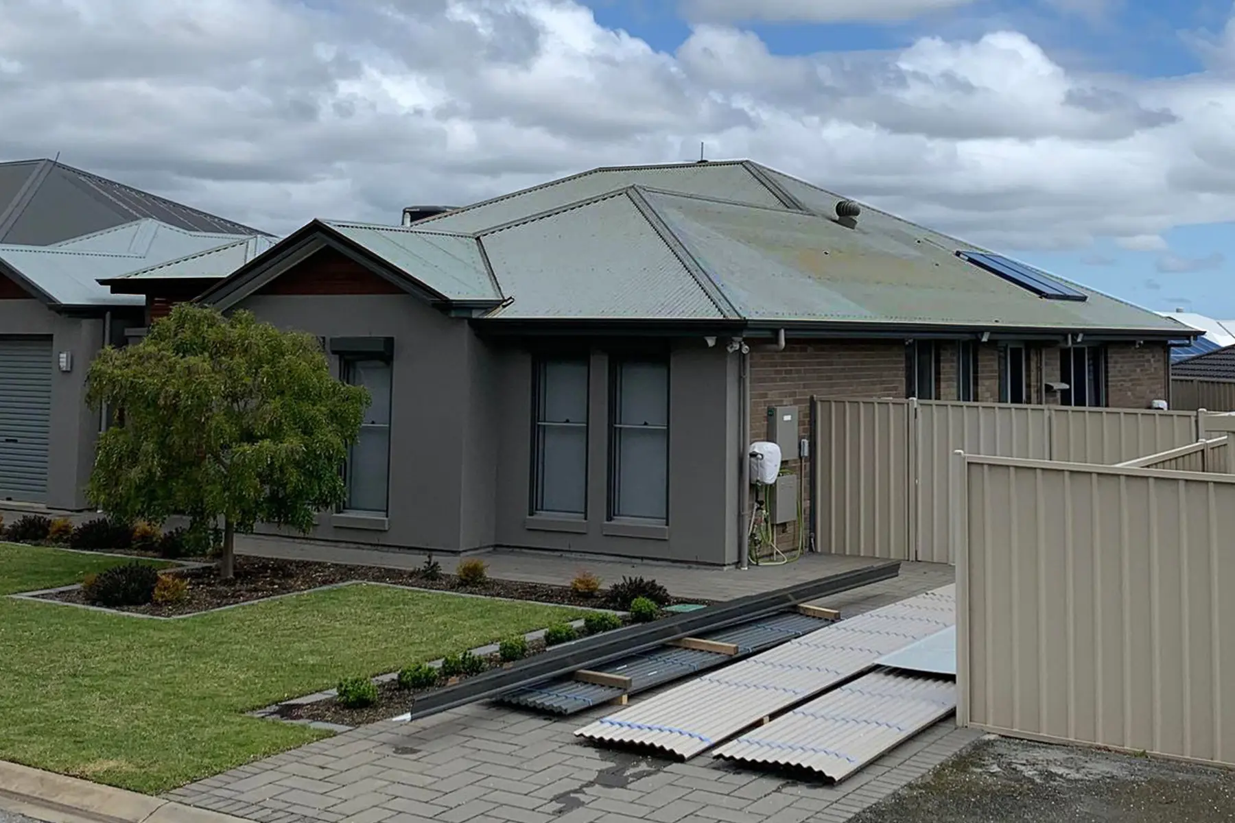 Metal Roof Replacement Before