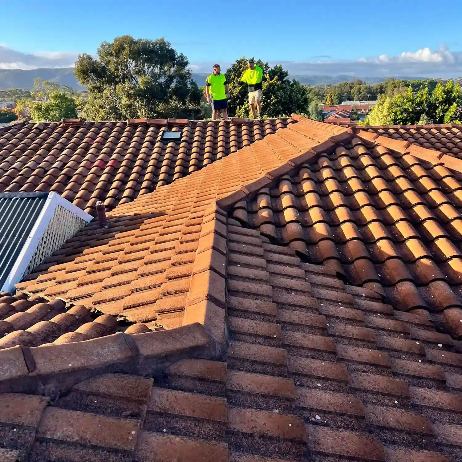 Tile to Metal Roof Replacement Before 2 Tile to Metal Roof Replacement Before 2